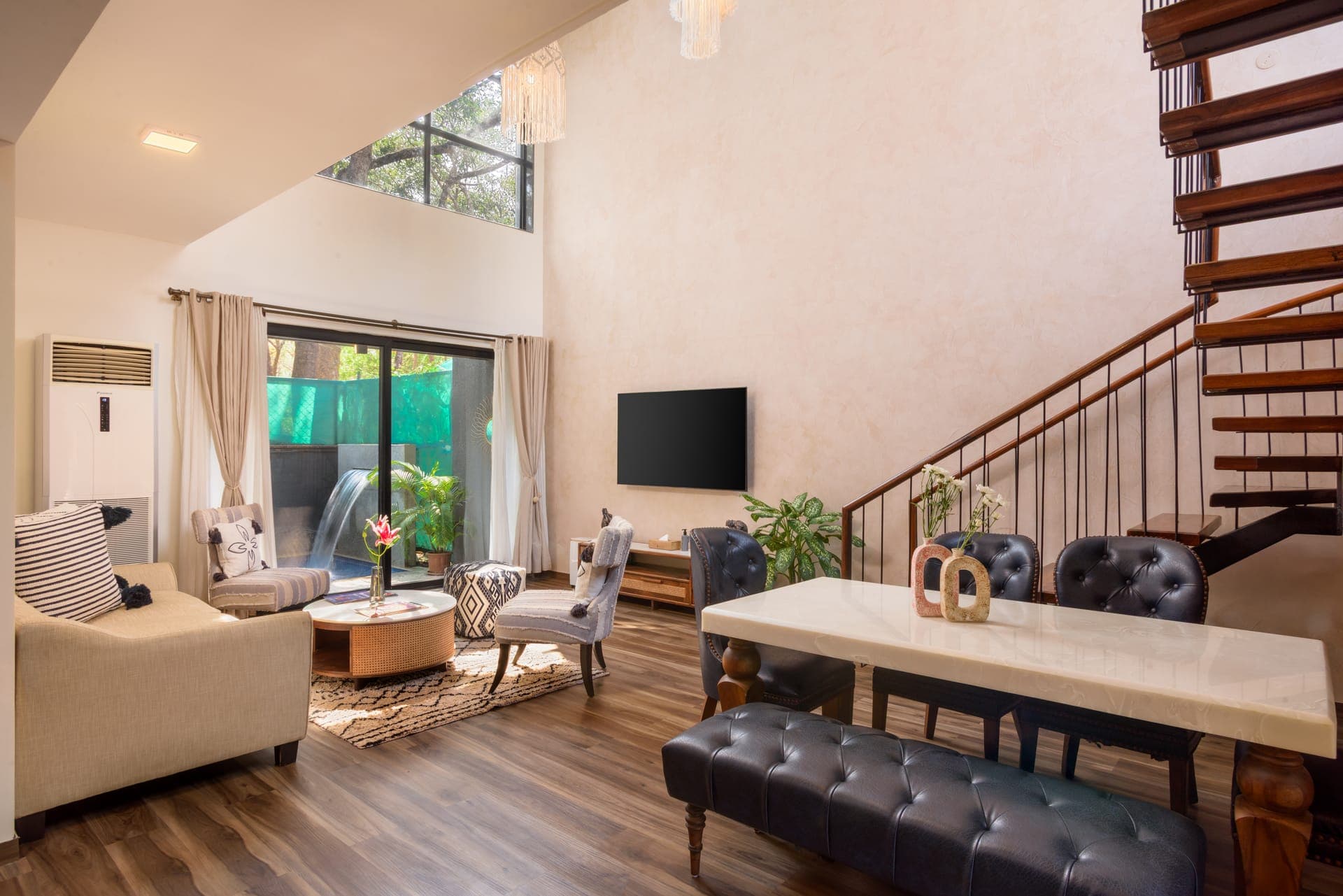 The same Nistula villa room after styling, furnished and ready for guests.