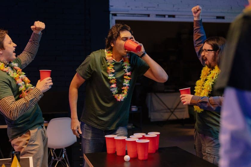 Game night with the Nistula team.